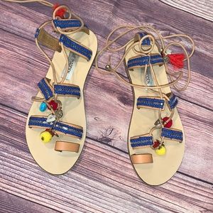 STEVE MADDEN GLADIATOR SANDAL SIZE 6.5 or 37